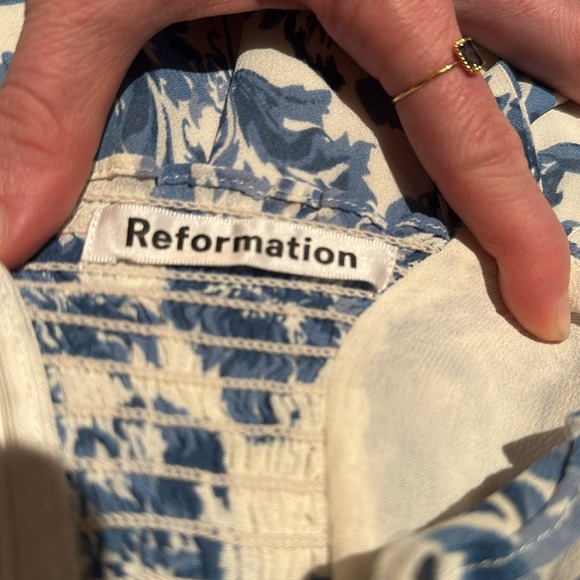 Reformation Nikita Olympia Floral Midi Dress, Size 4 - Picture 10 of 10